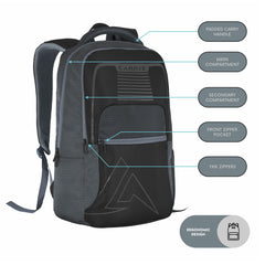 Carriz CPB03 25L Laptop Backpack-Grey