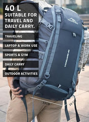 VANGUARD 40 L  Laptop Bag with Rain Cover & Shoe Compartment - Grey