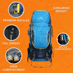 CLIFFHIKER-65 Rucksack - Skyblue (Clearance Sale)