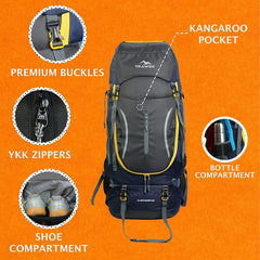 CLIFFHIKER-65 Rucksack - Grey