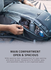 VANGUARD 40 L  Laptop Bag with Rain Cover & Shoe Compartment - Grey