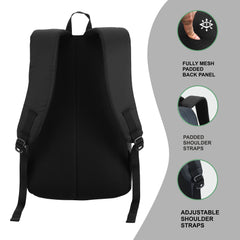 CARRIZ Casual Backpack -CB07-BLACK (Clearance Sale)