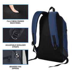 CARRIZ Casual Backpack -CB03-NAVYBLUE