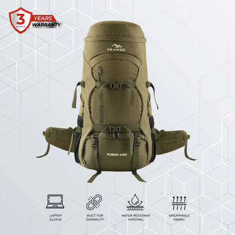 FUSION X-50 Backpack - Olivegreen (Renewed)