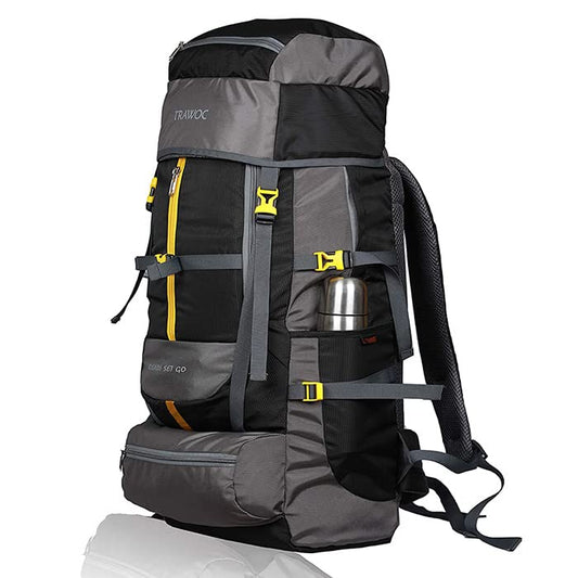 EMBER 60 L Travel Backpack Hiking Trekking Bag  for Men & Women-Black(clearance sale)