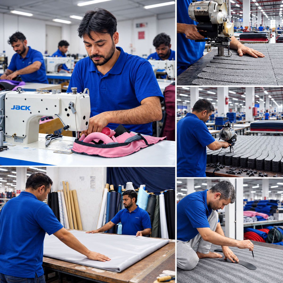 TRAWOC bag production: stitching, cutting and finishing