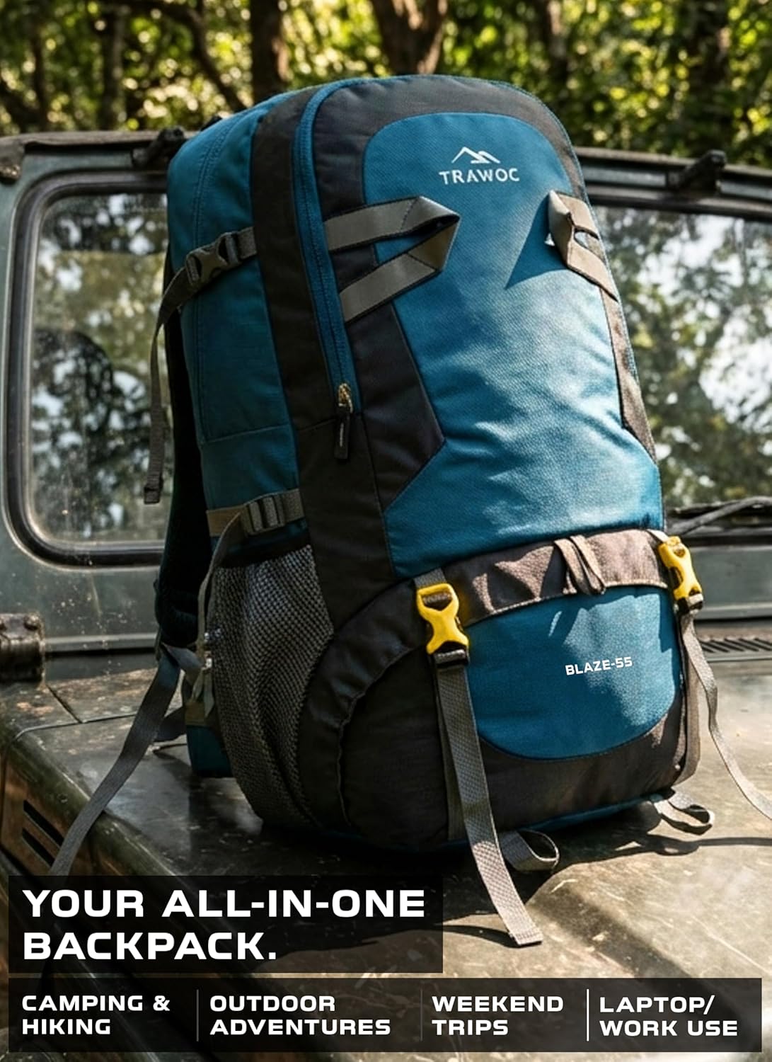 Trawoc Travel Backpack (55Ltr) – TRAWOC Trawoc Travel Backpack (55Ltr) – TRAWOC