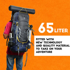 CLIFFHIKER-65 Rucksack - Black (Clearance Sale)