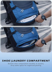 ALPHA 50 L  Water Resistant Daypack Bag for Cycling, trekking - Skyblue