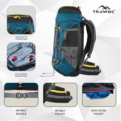 TREKELITE-60 Rucksack - Englishblue