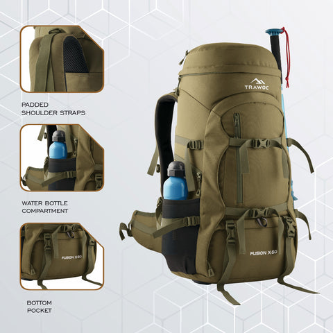 FUSION X-50 Backpack - Olivegreen (Renewed)