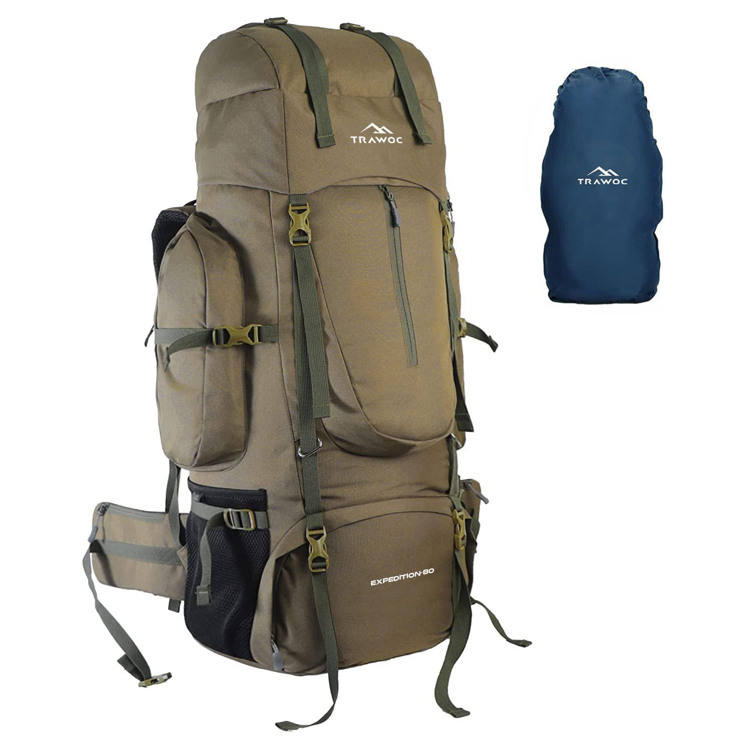 Trawoc Trawoc Travel Backpack (80Ltr) | Hiking, Trekking & Camping Rucksack ...