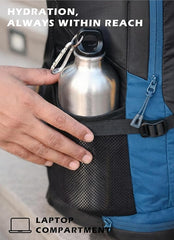 ALPHA 50 L  Water Resistant Daypack Bag for Cycling, trekking - Skyblue