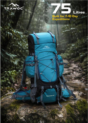 Peakpro 75 L Backpack featuring with Laptop Compartment & with Shoe Compartment – Shamrock