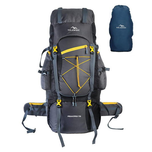 Peakpro 75 L Backpack featuring with Laptop Compartment & with Shoe Compartment – Grey (Clearance Sale)