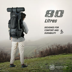 EXPEDITION-80 Rucksack - Black (Clearance Sale)