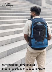 ALPHA 50 L  Water Resistant Daypack Bag for Cycling, trekking - Skyblue