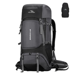 Sparco 65L Travel Backpack featuring with Laptop Compartment & Shoe Compartment – Grey