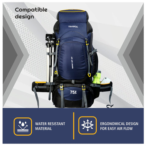 VALOR MAX-75 Rucksack - Navyblue (Renewed)