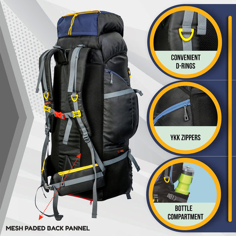 VALOR MAX-75 Rucksack - Navyblue (Renewed)