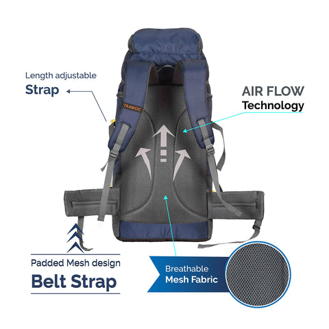 ALPINE-55 Backpack - Grey (Renewed)