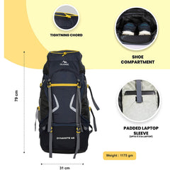 DYNAMITE-65 Rucksack - Navyblue (Clearance Sale)