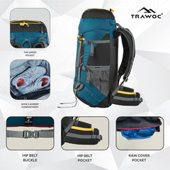 TREKELITE-60 Rucksack - Englishblue (Clearance Sale)