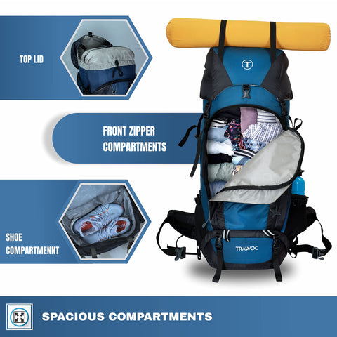 SKYRANGER-70 Rucksack - Englishblue (Renewed)