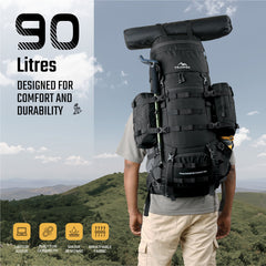 THUNDERSTORM-90 Rucksack - Black
