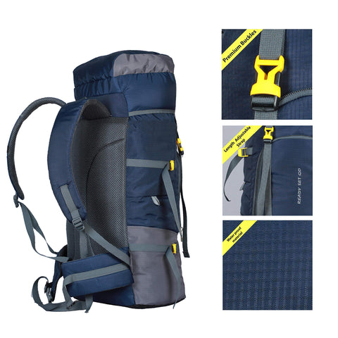 ALPINE-55 Backpack - Grey (Renewed)