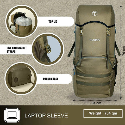 GLIDE-50 Backpack - Olivegreen (Renewed)