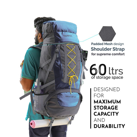 OMEGA-60 Rucksack - Navyblue (Renewed)