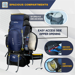 VALOR MAX-75 Rucksack - Navyblue (Clearance Sale)