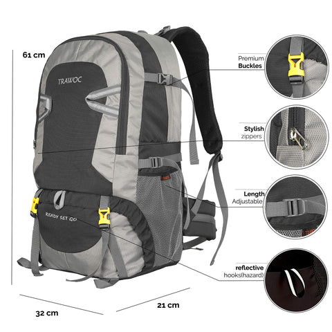 BLAZE-55 Backpack - Black (Renewed)