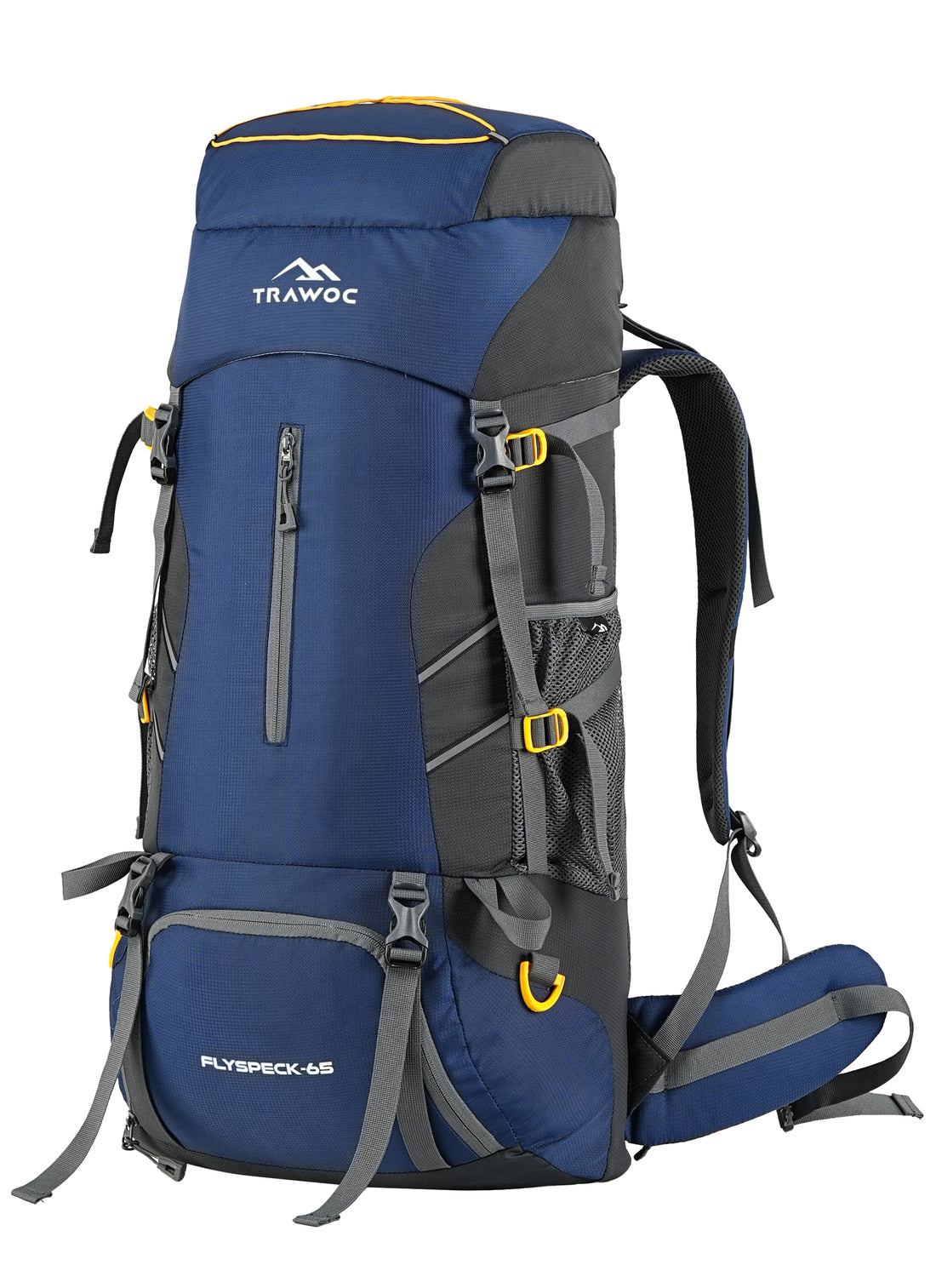 Flyspeck 65 L Travel Backpack with Lightweight Build & with – TRAWOC