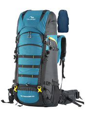 Skyranger 70 L Rucksack for Hiking & Travel with Ergonomic Shoulder Straps & Internal metal frame-English Blue