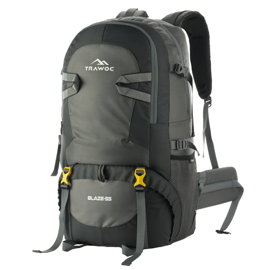 BLAZE 55 L Travel Backpack Daypack  for Camping Hiking Trekking -grey(clearance sale)