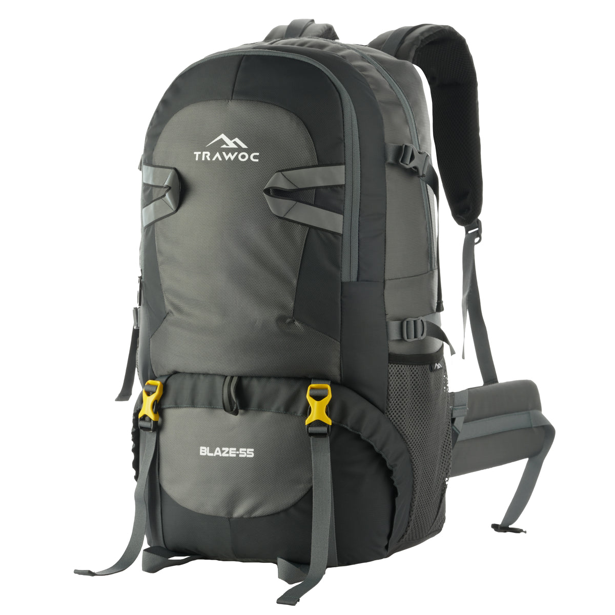 BLAZE 55 L Travel Backpack Daypack  for Camping Hiking Trekking -grey