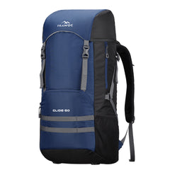 Glide 50 L Backpack featuring  Water-Resistant Fabric & Lightweight Build – NavyBlue