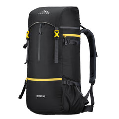 Hover 50L Backpack for Men & Women with Multi-Pocket Design & with Lightweight Build - Black
