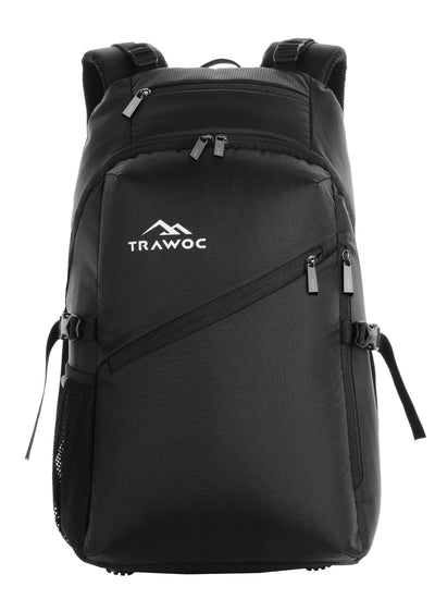 VIPER 30L Bag for Men and Women, Laptop Backpack with water resistant fabric - Black