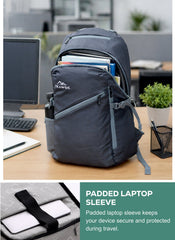 VIPER 30L Bag for Men and Women, Laptop Backpack with water resistant fabric - Grey