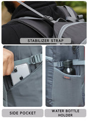 HAVOK 30L Unisex Laptop Backpack Ideal Travelling Casual use - Grey
