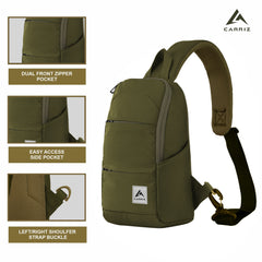 Carriz-Crossbody Backpack-CRB01-OLIVEGREEN