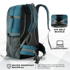 BLAZE 55 L Travel Backpack Daypack  for Camping Hiking Trekking -Englishblue(clearance sale)