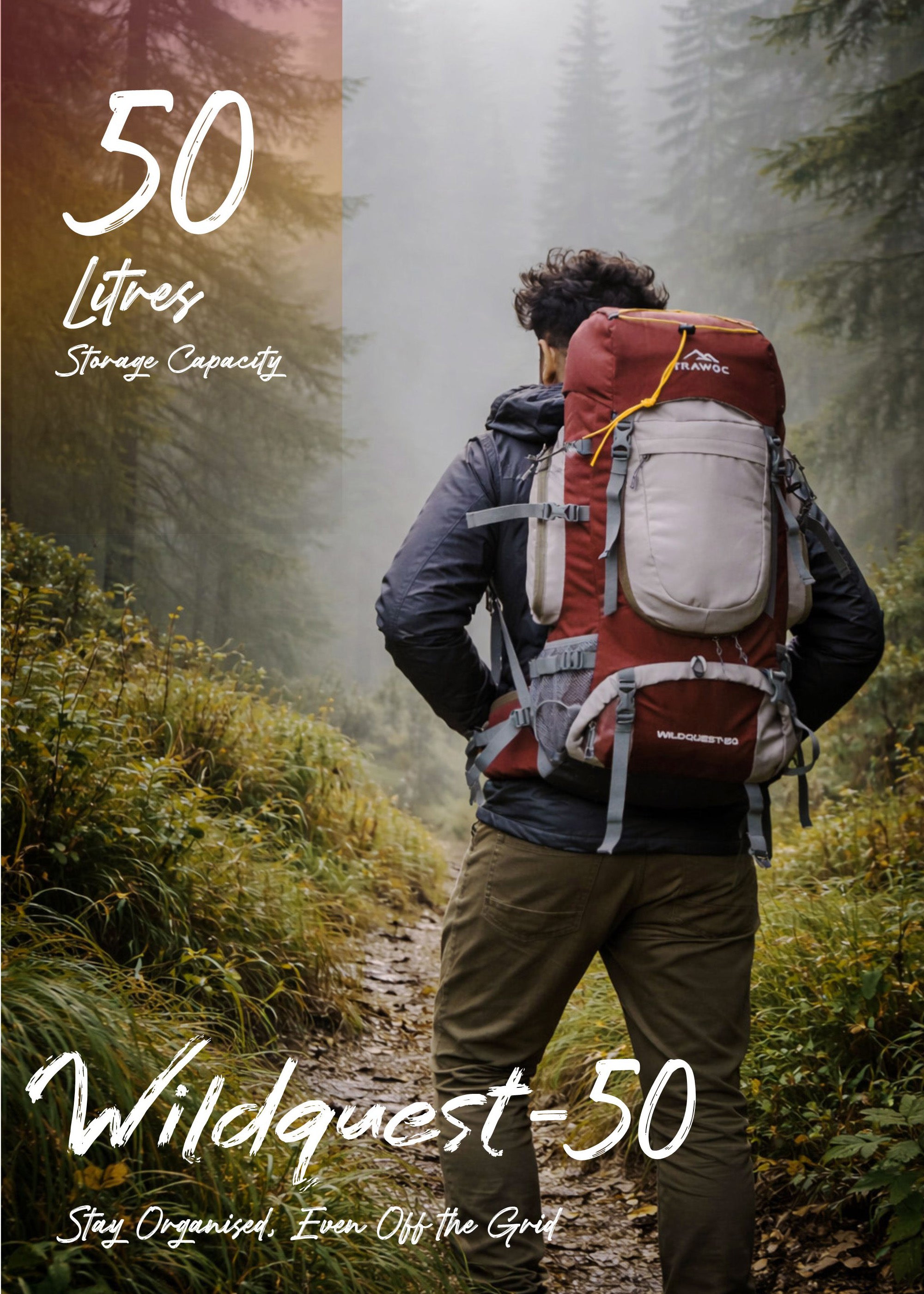 50 liter backpack travel Ponhog for Men, 50L Carry On Flight Approved Convertible Duffle Bag with Shoe Compartment, 17 inch Laptop Luggage with USB Charging Port for Weekender Hiking, Black : Electronics and hipbelt ensure a precise and comfortable fit Travel Backpack 50 Litre Rucksack