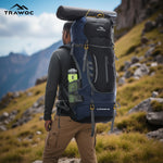 Cliffhiker 65 L Rucksack featuring with Durable Zippers & Laptop Compartment - Black