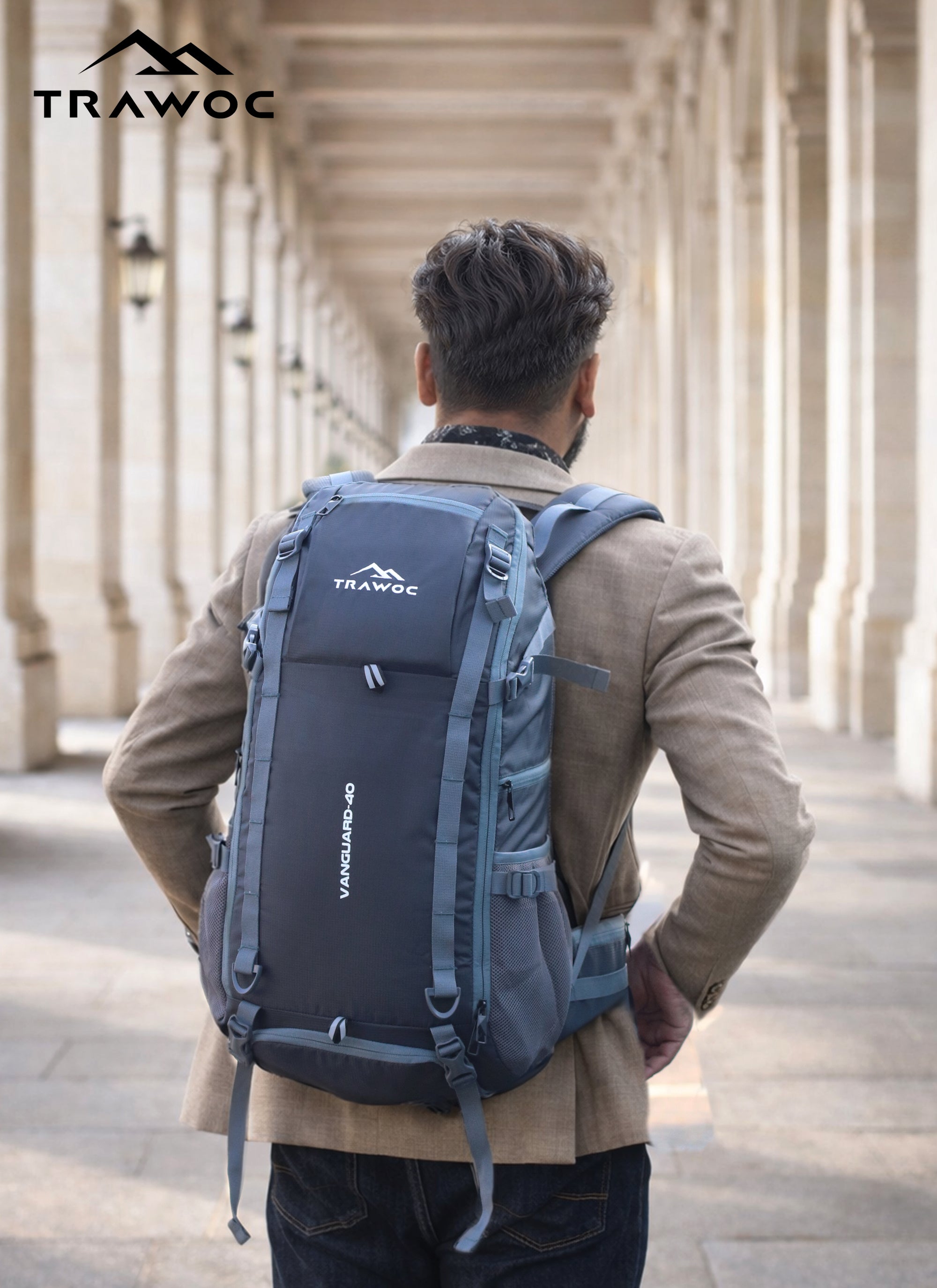 40 liter backpack laptop VANGUARD-40 Backpack - Grey