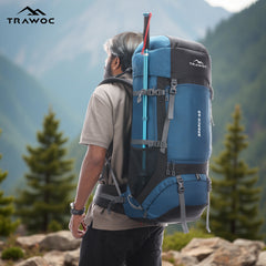Sparco 65L Travel Backpack featuring with Laptop Compartment & Shoe Compartment – Englishblue