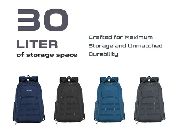 TPB05 35L Laptop Backpack-Black |Water Resistant, Spacious Design, Padded Laptop Compartment TPB05 35L Laptop Backpack-Black |Water Resistant, Spacious Design, Padded Laptop Compartment